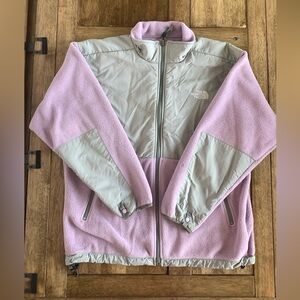 THE NORTH FACE DENALI LAVENDER FLEECE JACKET Girls, Sz XL